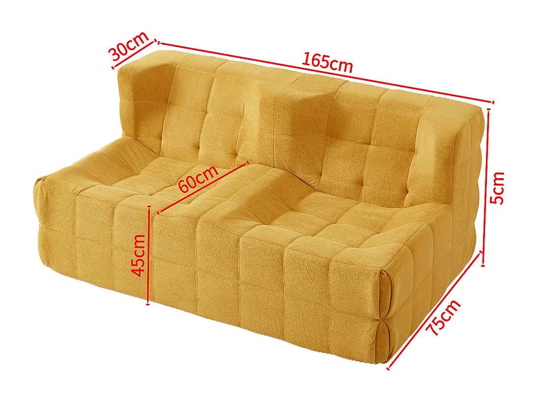 Canapé au sol design moderne fauteuil dappoint géant pour salon chambre à coucher bureau