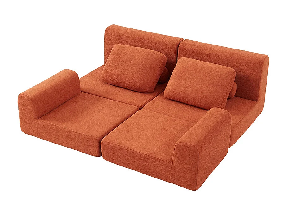 Canapé convertible fauteuil couchage multifonctionnel mousse mémoire forme soutien dorsal pour salon chambre petits espaces