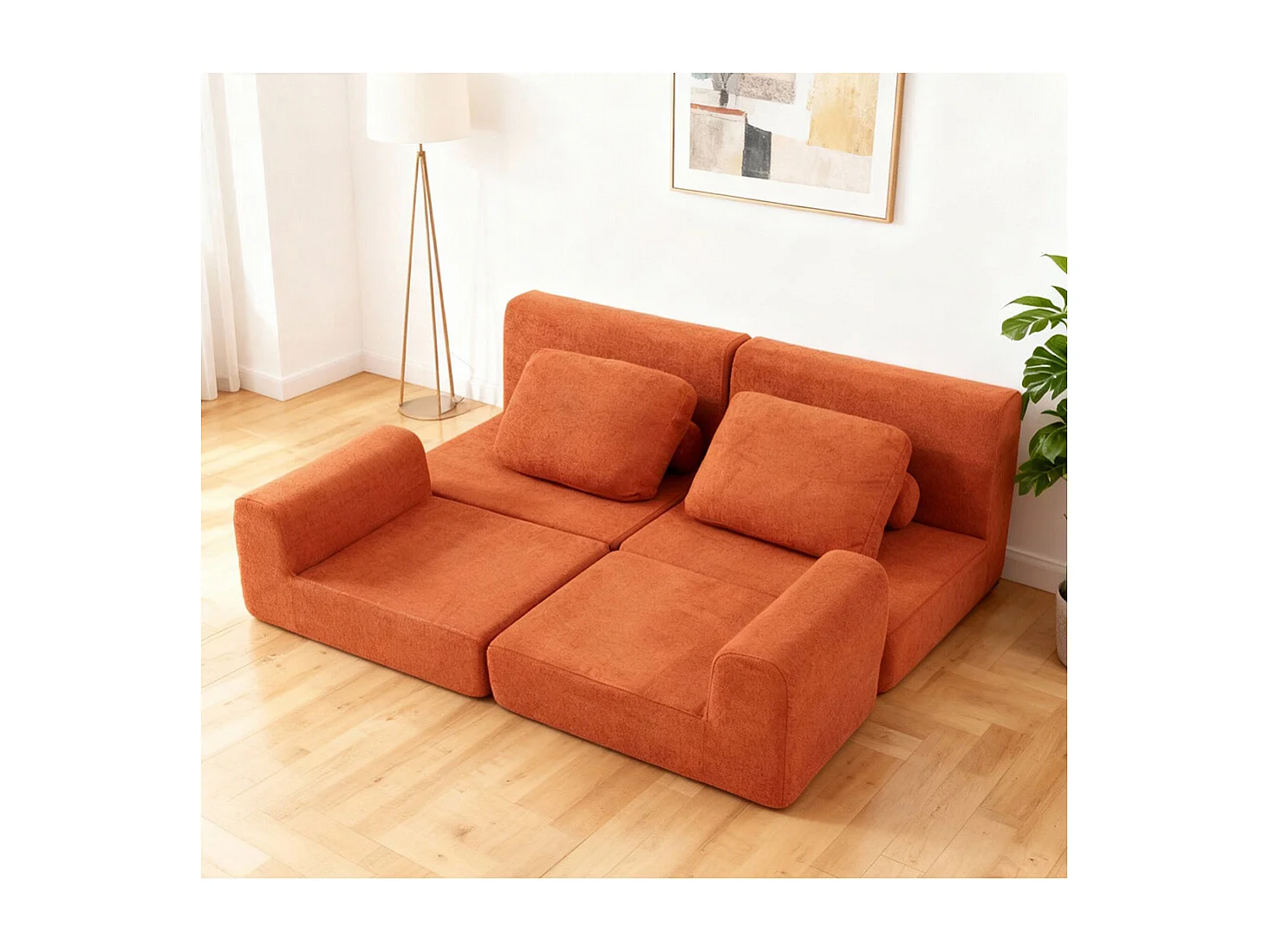 Canapé convertible fauteuil couchage multifonctionnel mousse mémoire forme soutien dorsal pour salon chambre petits espaces