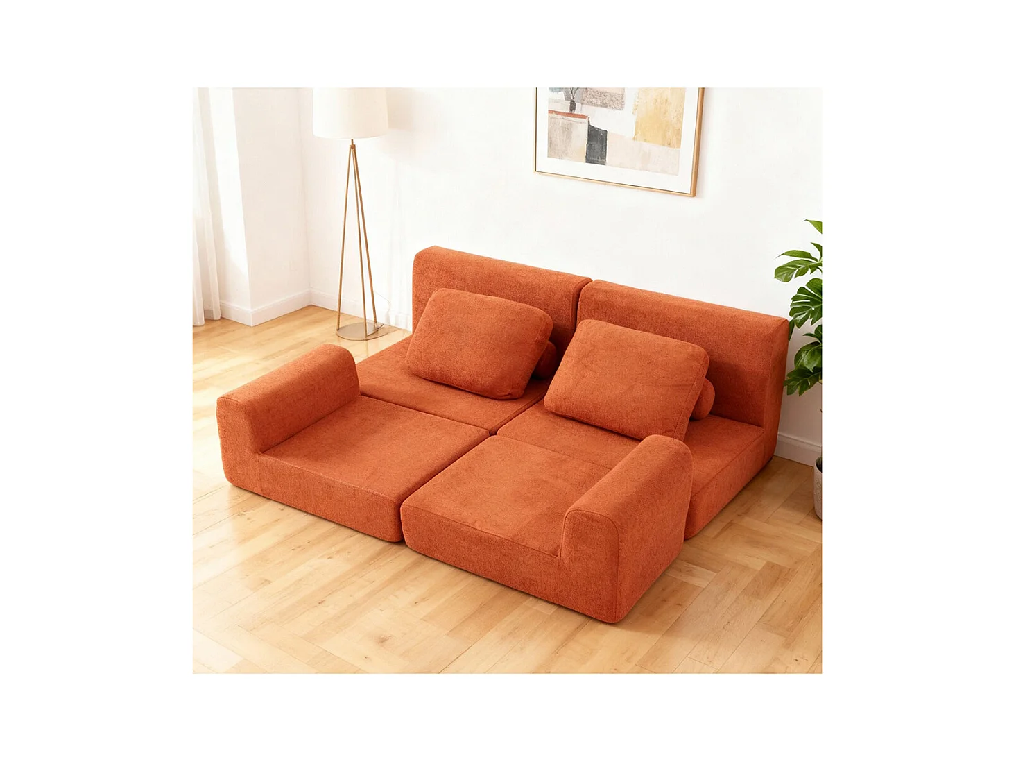 Canapé convertible fauteuil couchage multifonctionnel mousse mémoire forme soutien dorsal pour salon chambre petits espaces