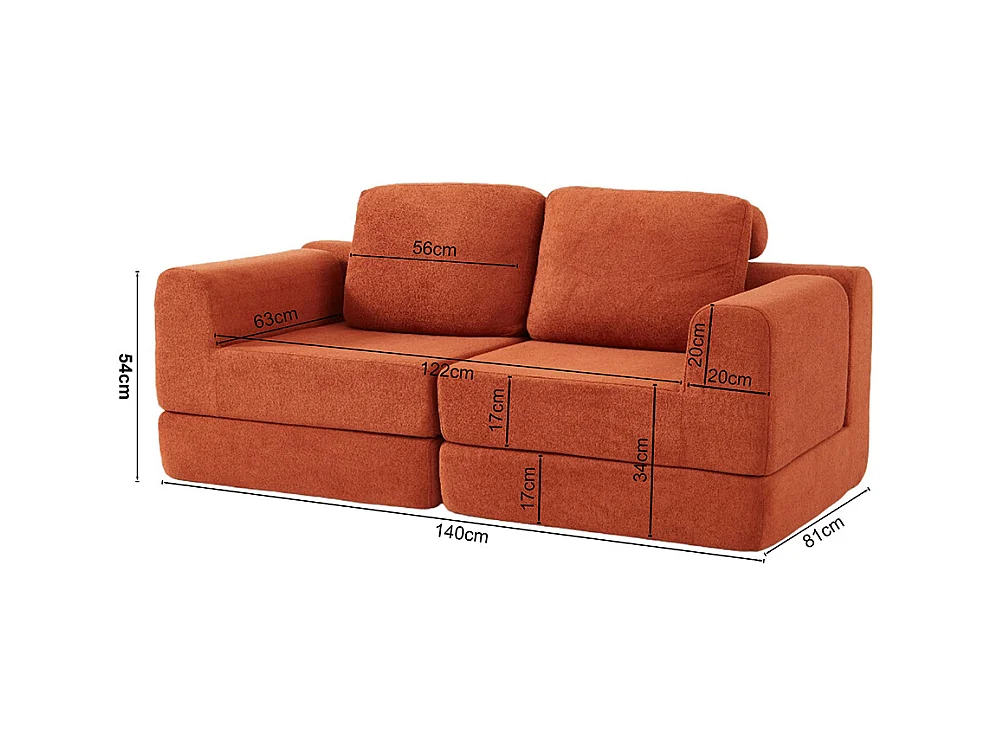 Canapé convertible fauteuil couchage multifonctionnel mousse mémoire forme soutien dorsal pour salon chambre petits espaces