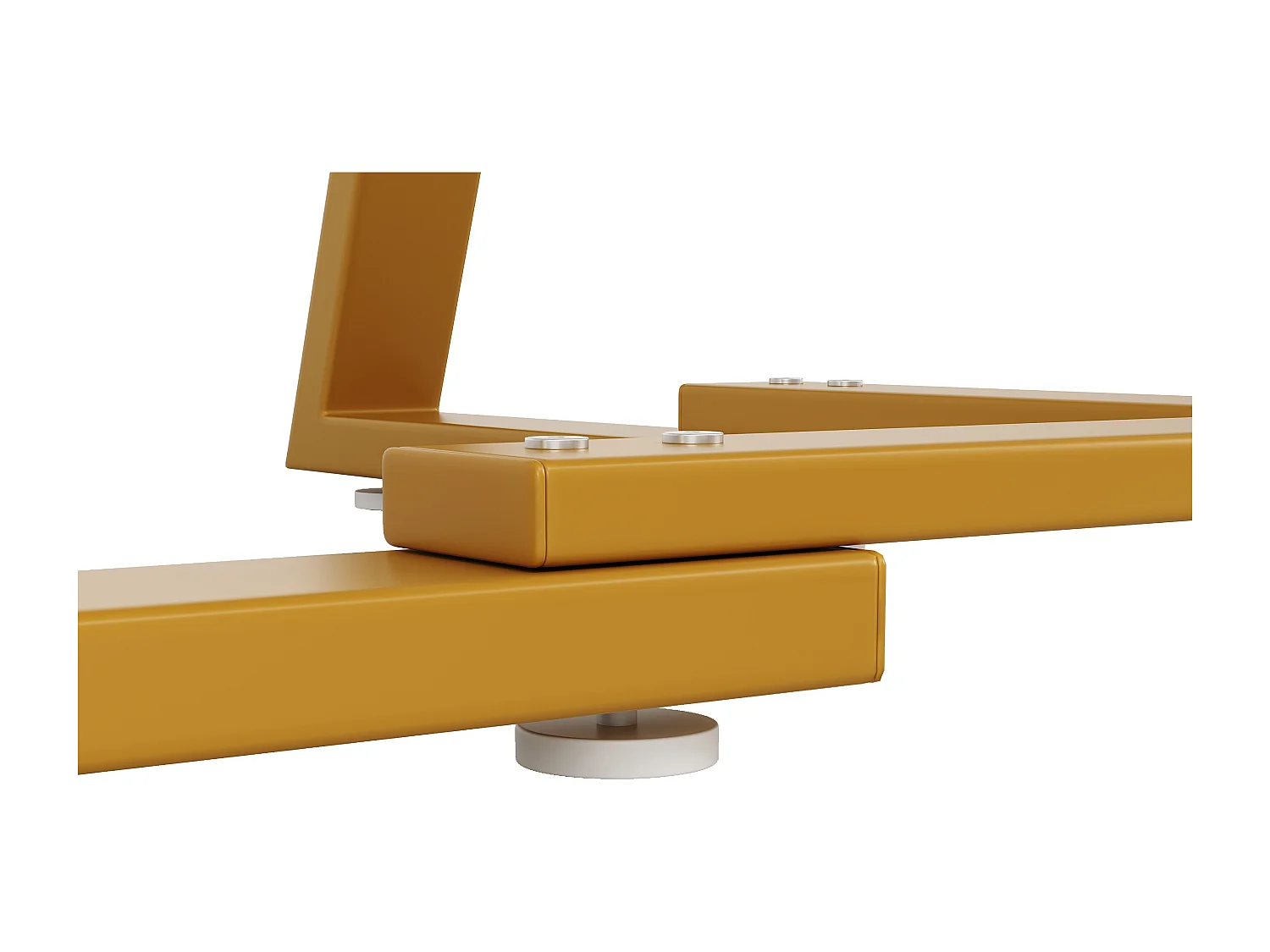 Ensemble de table à manger (5 pièces)- table 120 x 120 x 75 cm + 4 chaises velours - MDF +  Métal - blanc