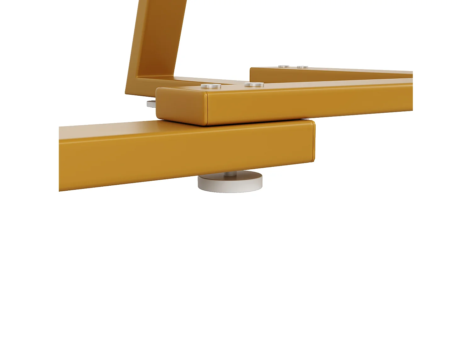 Spisebordsæt (5 dele) - bord 120 x 120 x 75 cm + 4 fløjlsstole - MDF + Metal - hvid