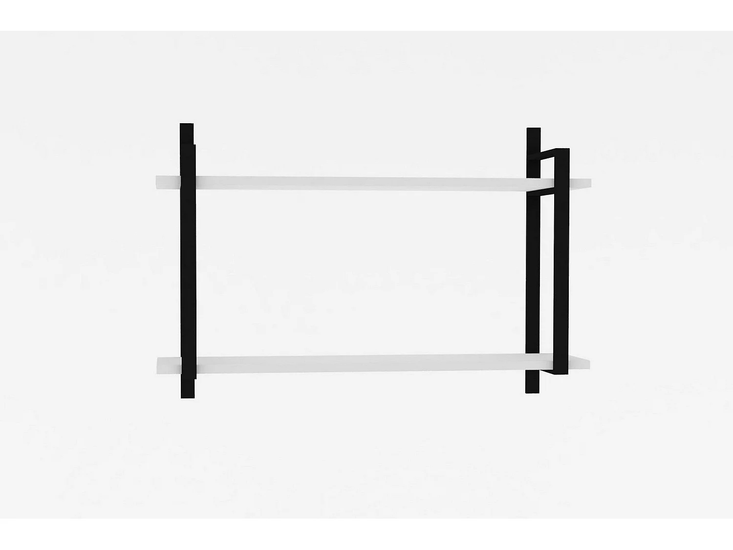 Étagère murale-Abat-Blanc