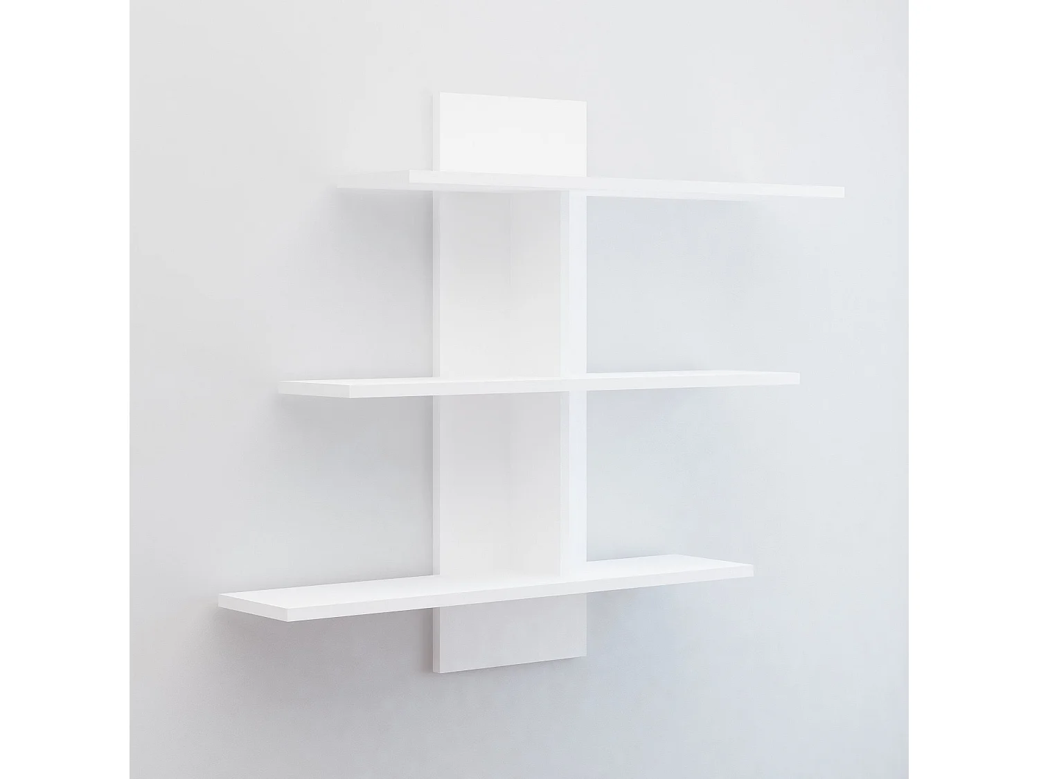 Wandplank – 111cm x 90cm x 20cm – Wit – Melamine