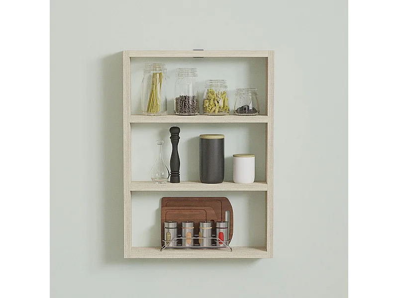 Wandplank – 43,2 cm x 60 cm x 9 cm – Travertin – MDF