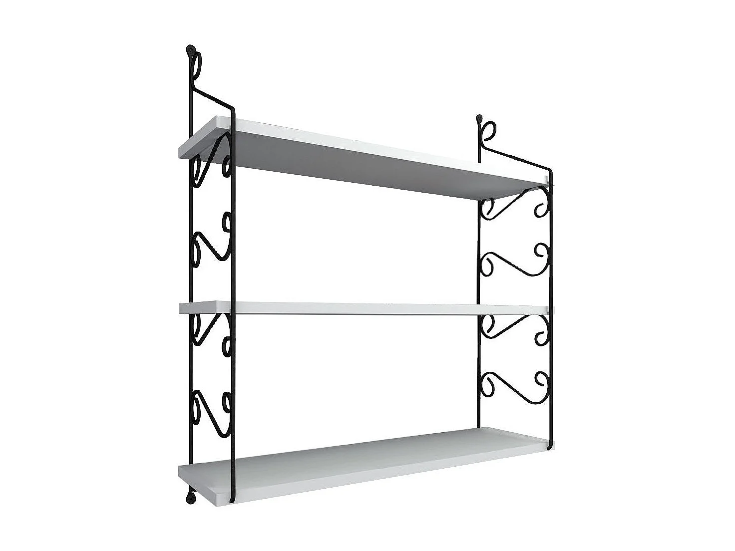 Wandplank – 72 cm x 81 cm x 20 cm – Wit – MDF