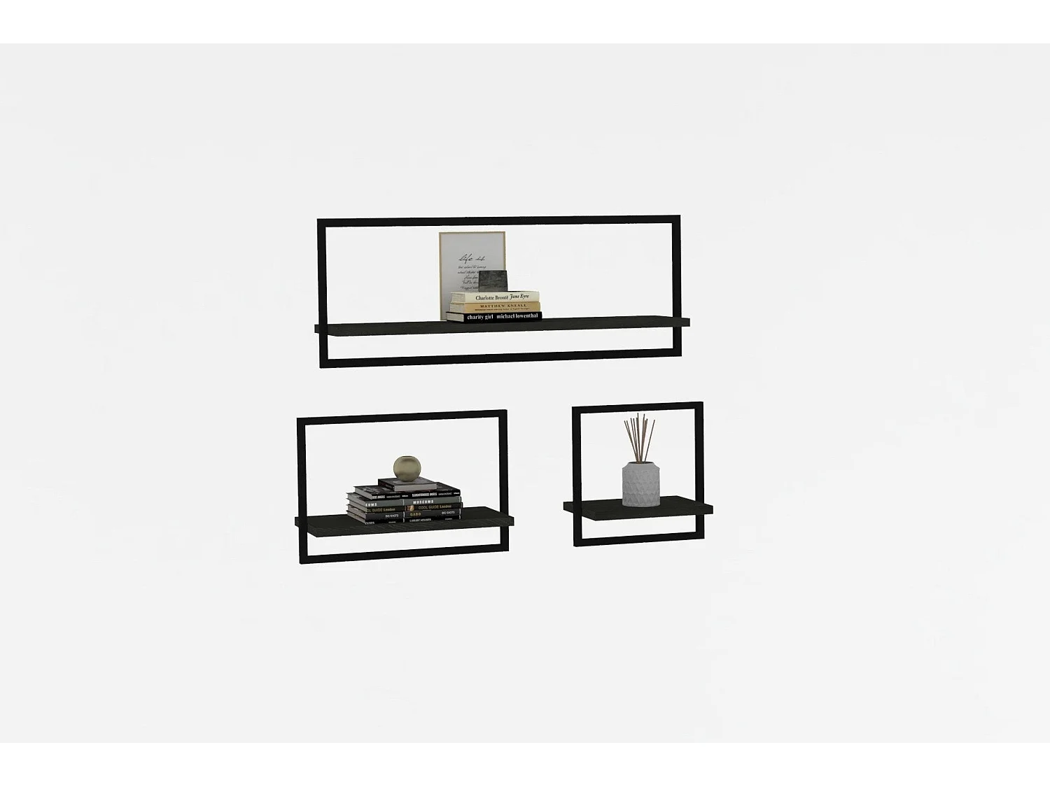 Wandregal-Yeso-Anthrazit