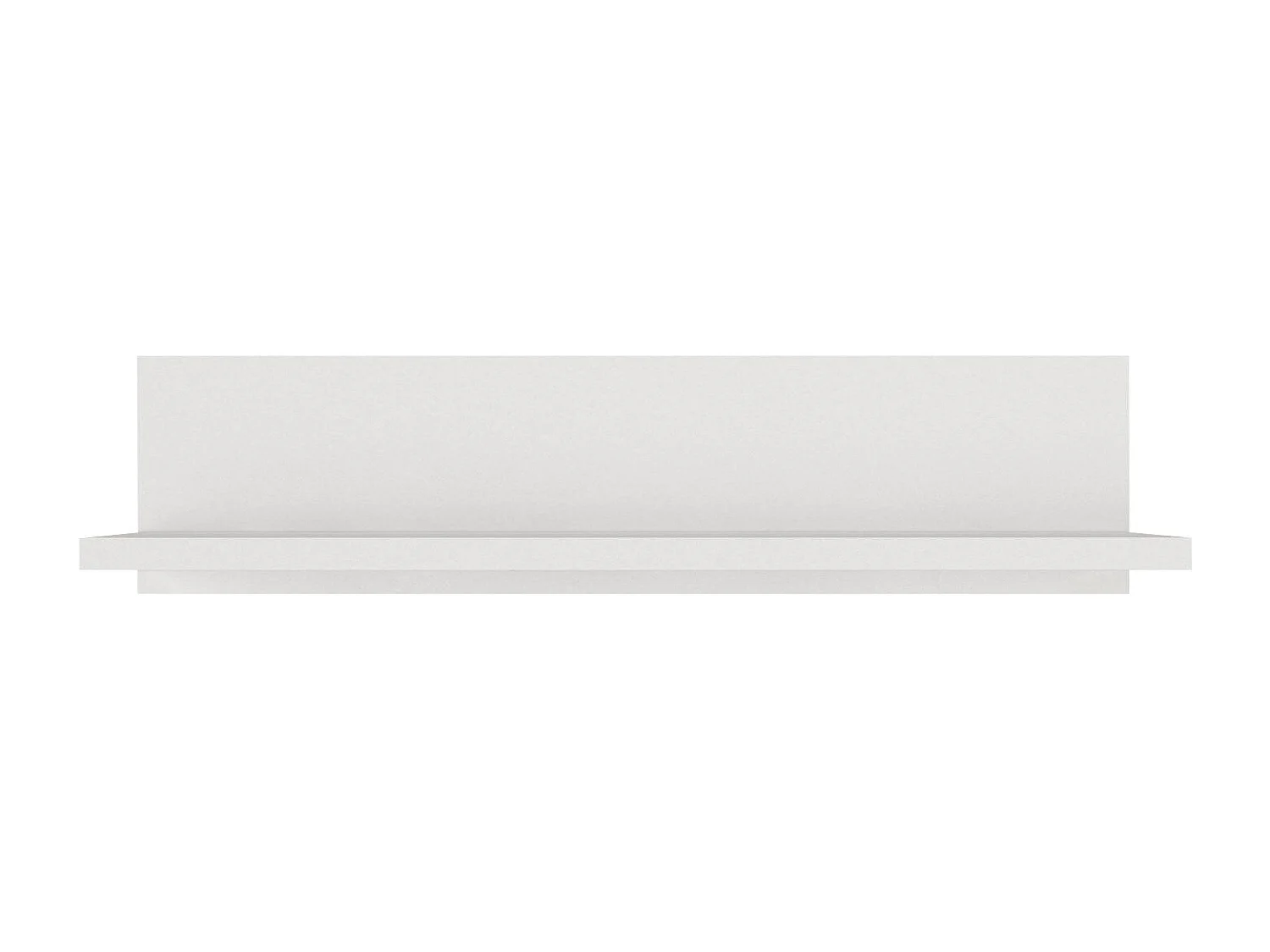 Wandplank – 60 cm x 14,5 cm x 14,5 cm – Wit – Melamine gecoat spaanplaat