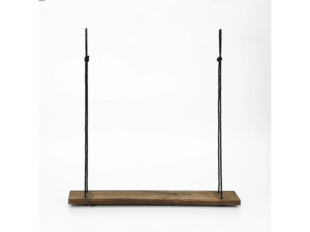 Wandregal – 60 cm x 13 cm x 1,6 cm – Walnuss – Tannenholz