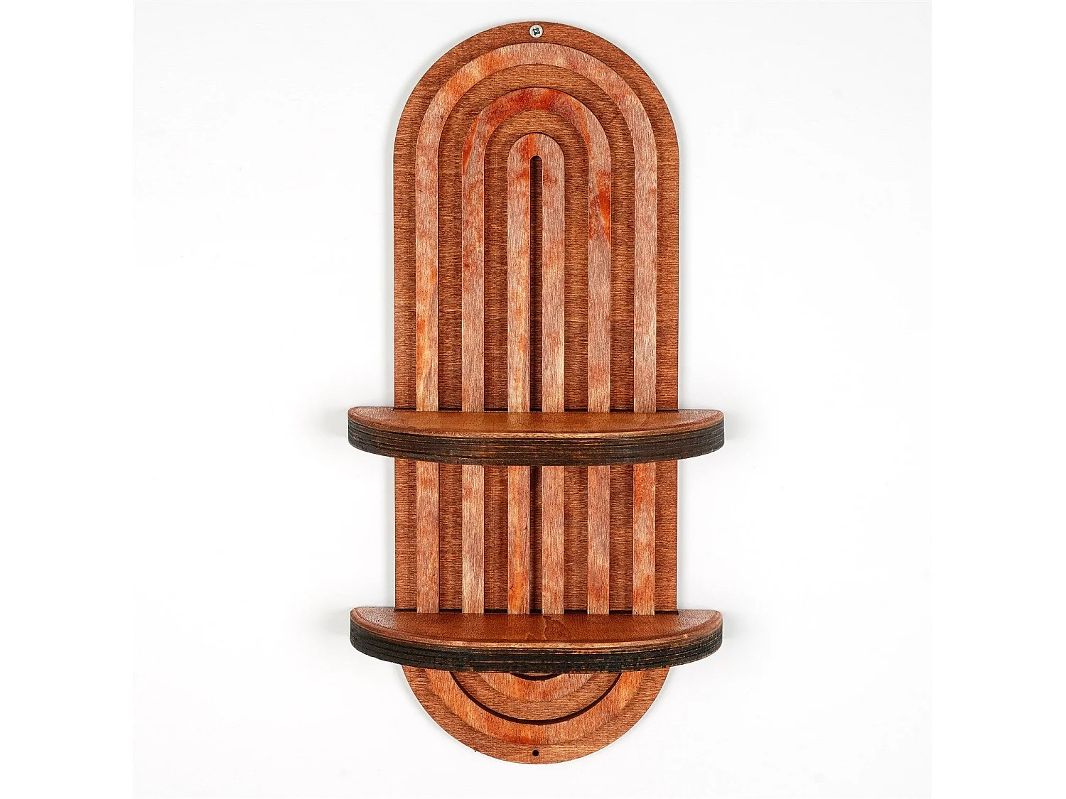 Étagère murale – 40 x 20 x 9 cm – Saumon – Contreplaqué