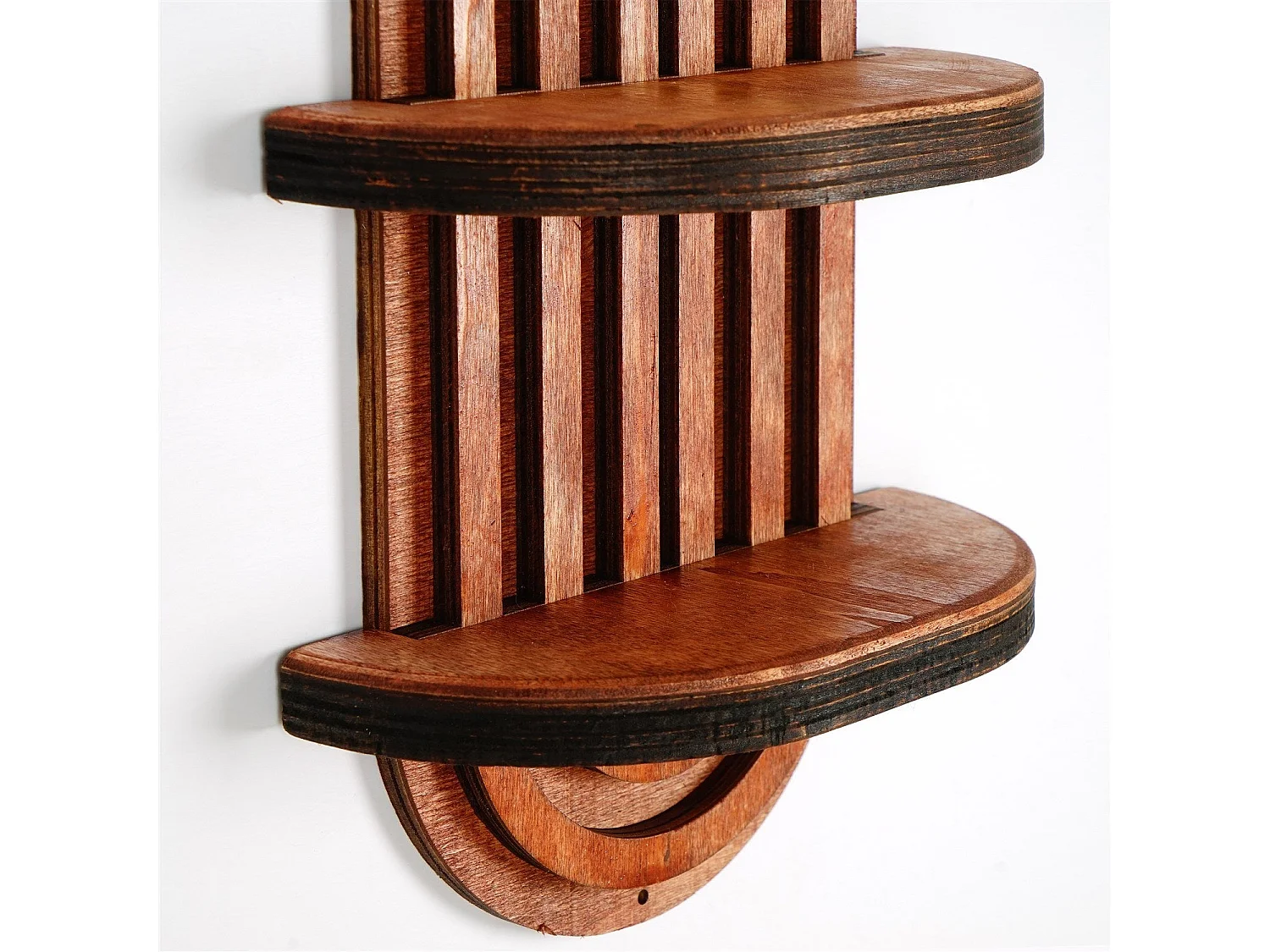 Étagère murale – 40 x 20 x 9 cm – Saumon – Contreplaqué