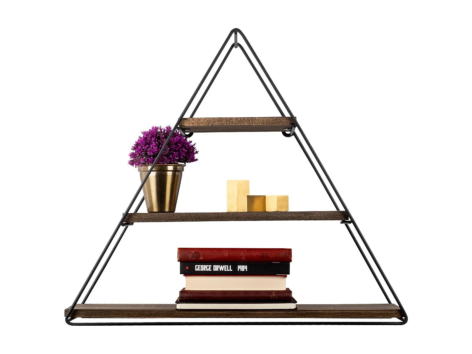 Étagère murale CM-005-SRK-Noyer Noir