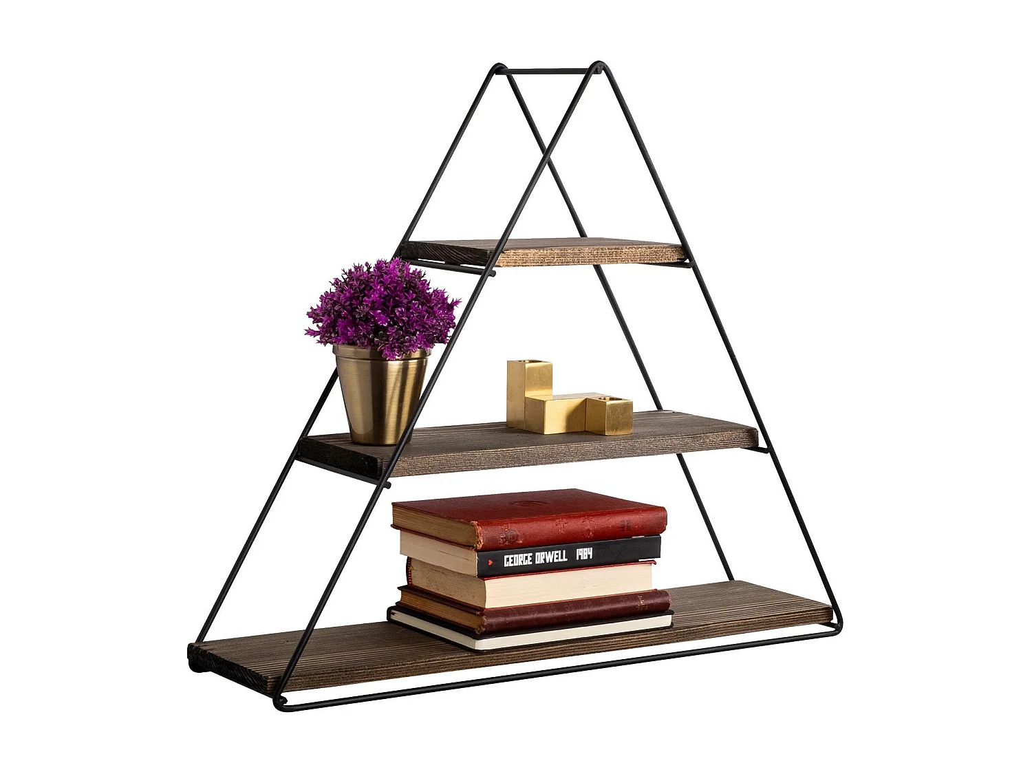 Étagère murale CM-005-SRK-Noyer Noir