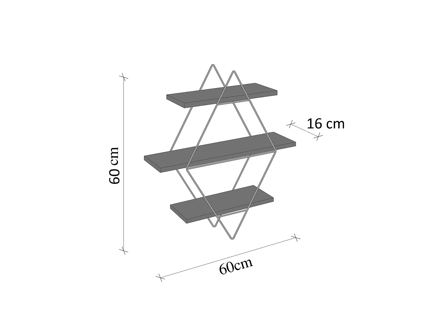 Wandregal-CM-027-SRK-Gold Braun