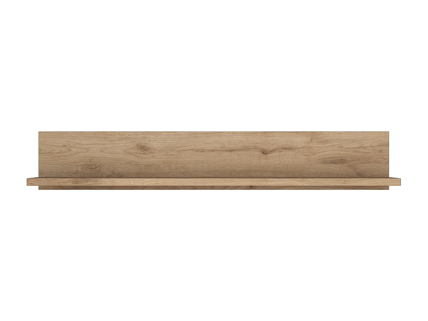 Wandregal – 90 x 15 x 14,8 cm – Walnuss – melaminbeschichtete Spanplatte