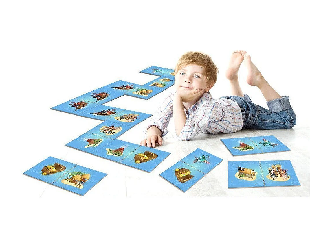 Dominos géants 28 pièces avec sac de rangement