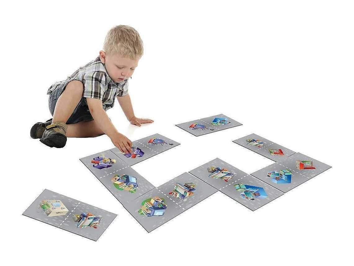 Dominos géants 28 pièces avec sac de rangement