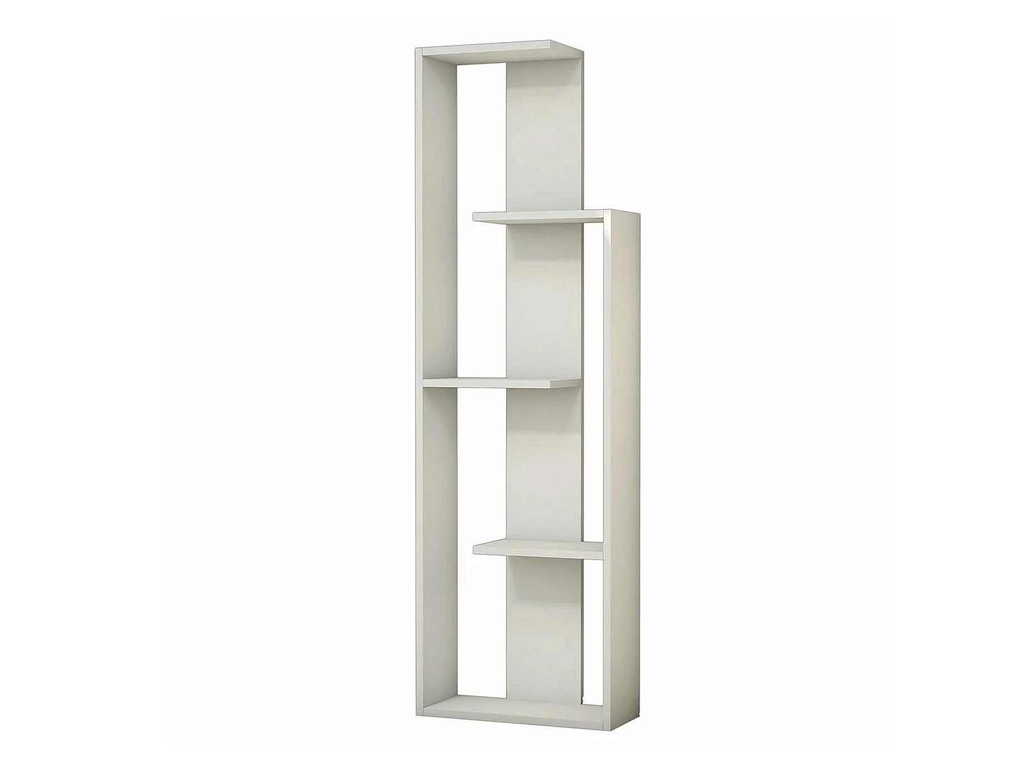Skandinavisk hylla – 50 x 160 x 19,6 cm – Vit – Melaminbelagd spånskiva