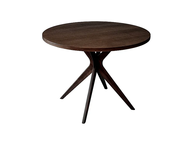 Runder Esstisch 110cm Jubi Bold Nussbaum