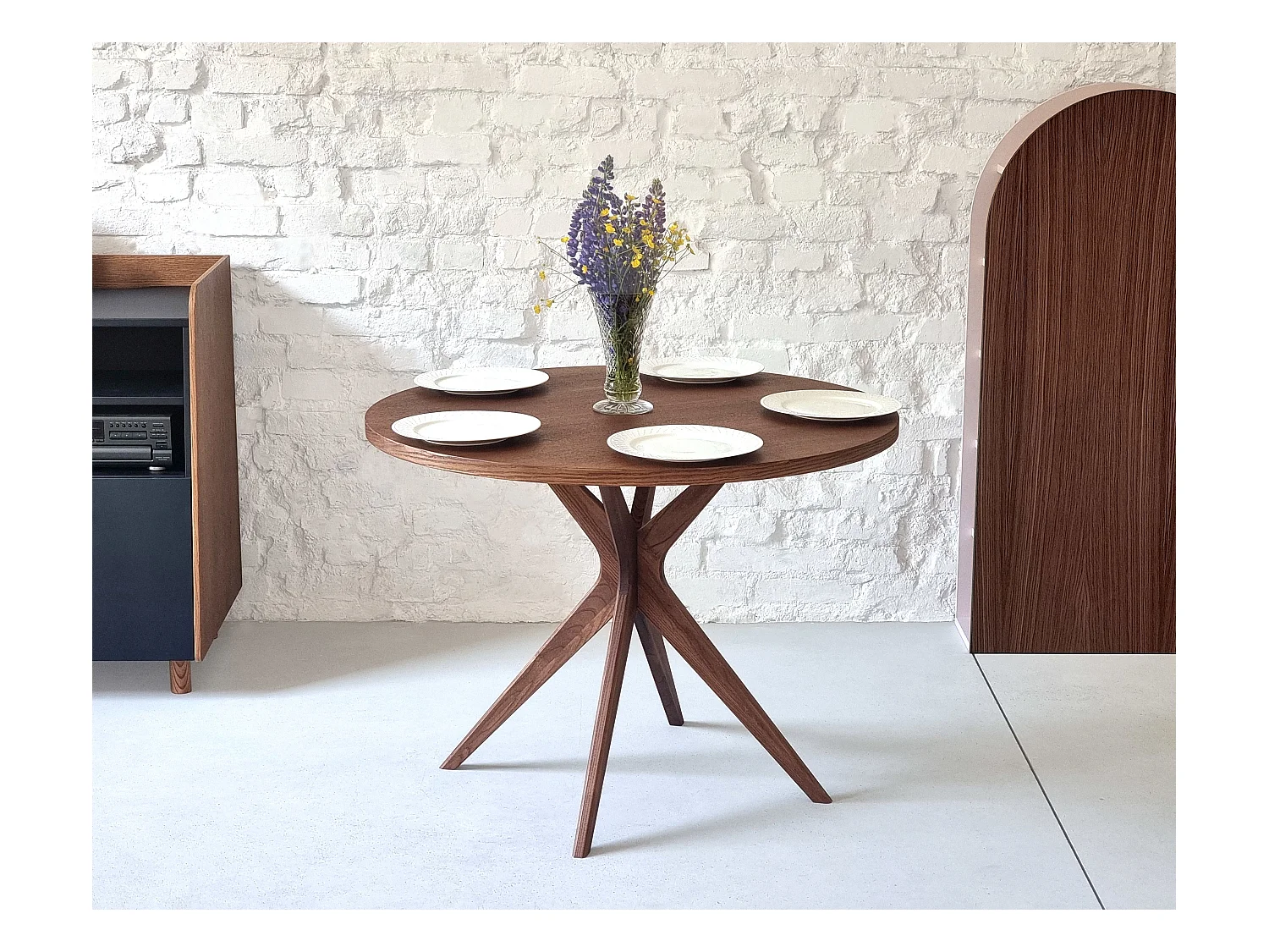 Ronde eettafel 110cm Jubi Bold Noten