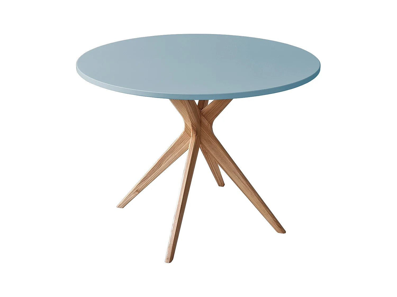 Runder Esstisch 110cm Jubi Bold Taubenblau