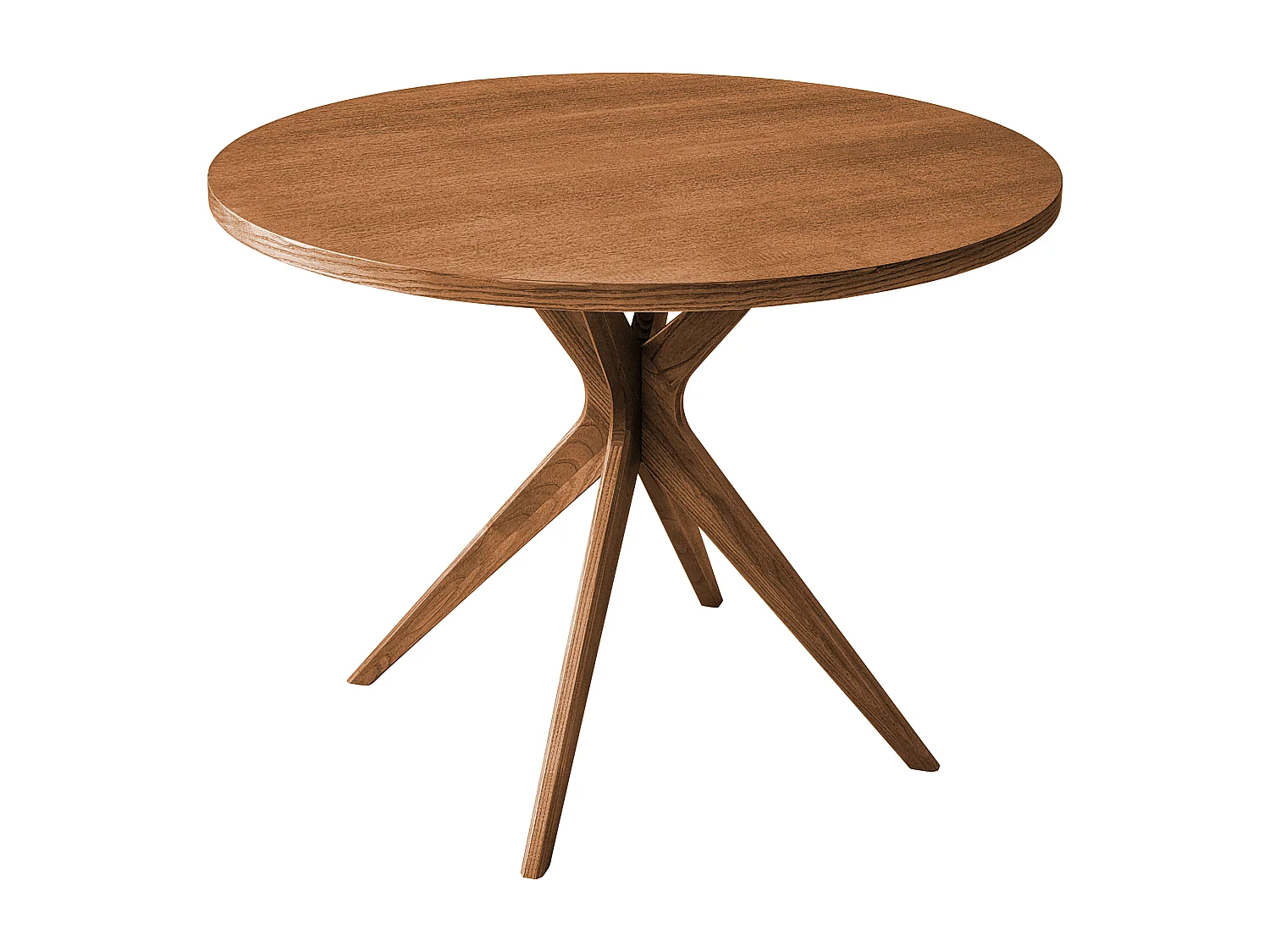 Table à manger ronde 100cm Jubi Bold Chêne