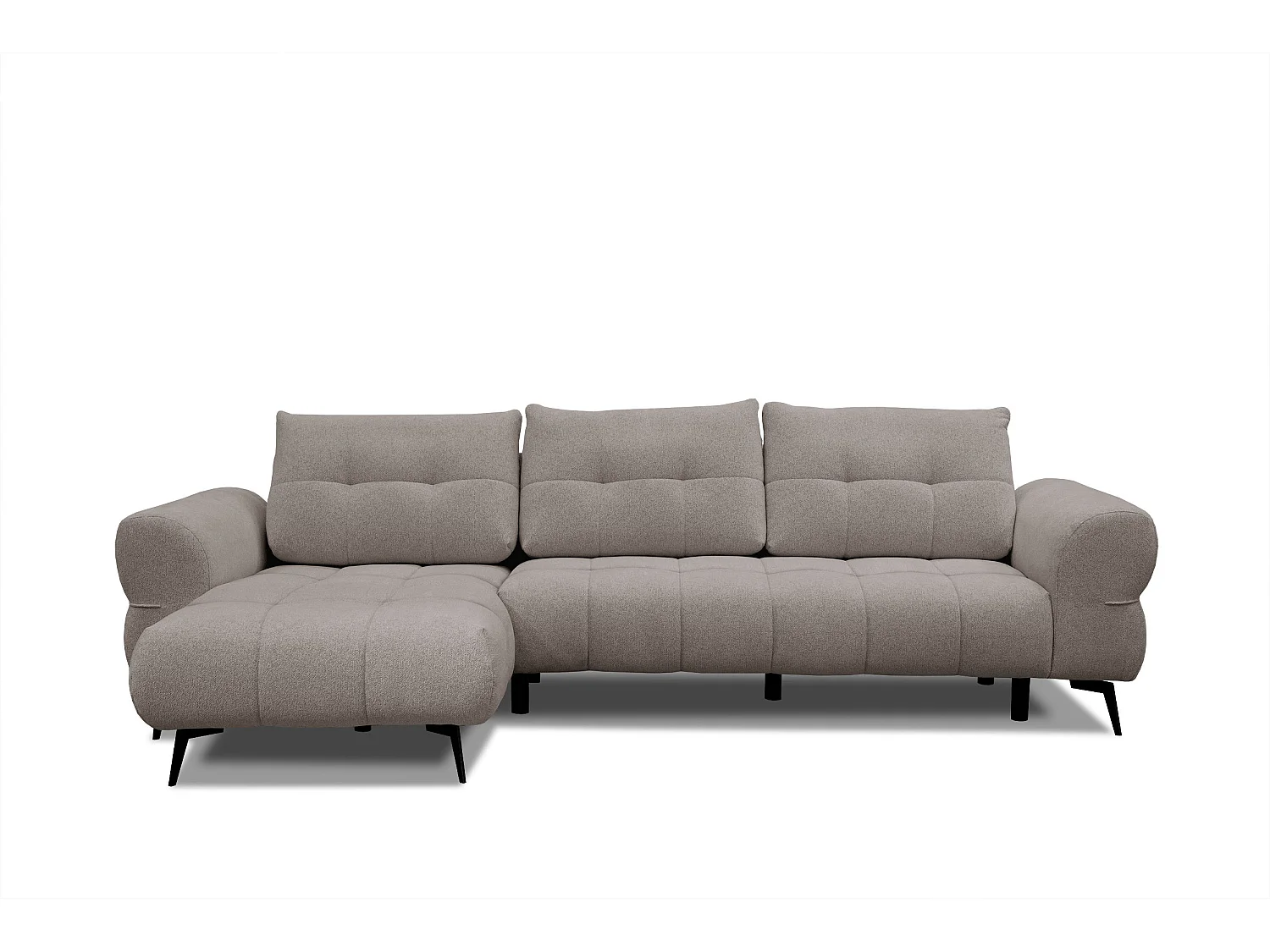 Ecksofa 4-Sitzer SALVINI, dunkelbeige