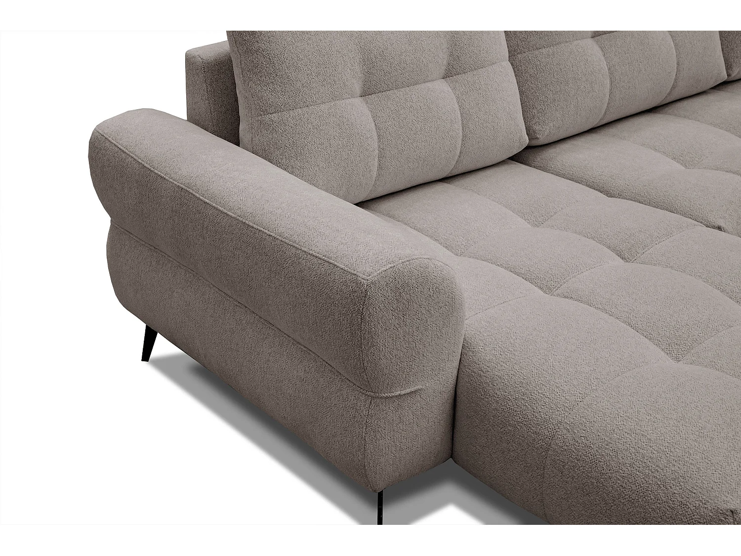 Ecksofa 4-Sitzer SALVINI, dunkelbeige