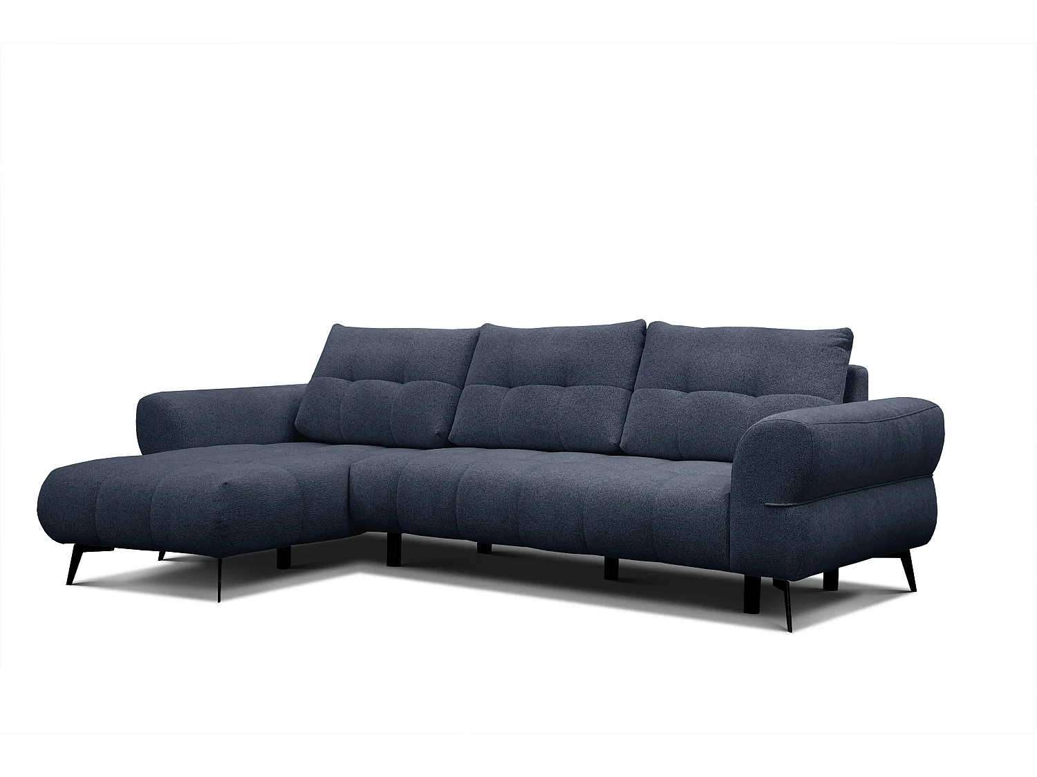 Ecksofa 4-Sitzer SALVINI, dunkelblau