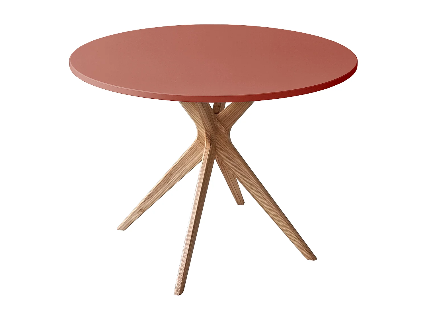 Table à manger ronde 110cm Jubi Bold Vieux Rose