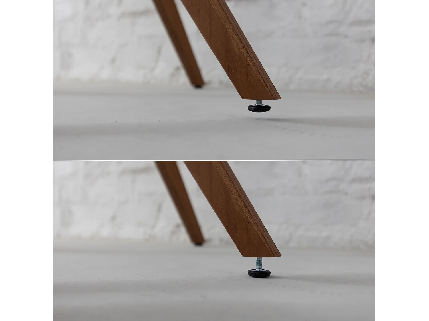 Table à manger ronde 110cm Jubi Bold Vieux Rose Chêne