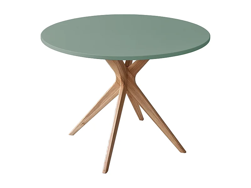 Table à manger ronde 110cm Jubi Bold Vert Sauge