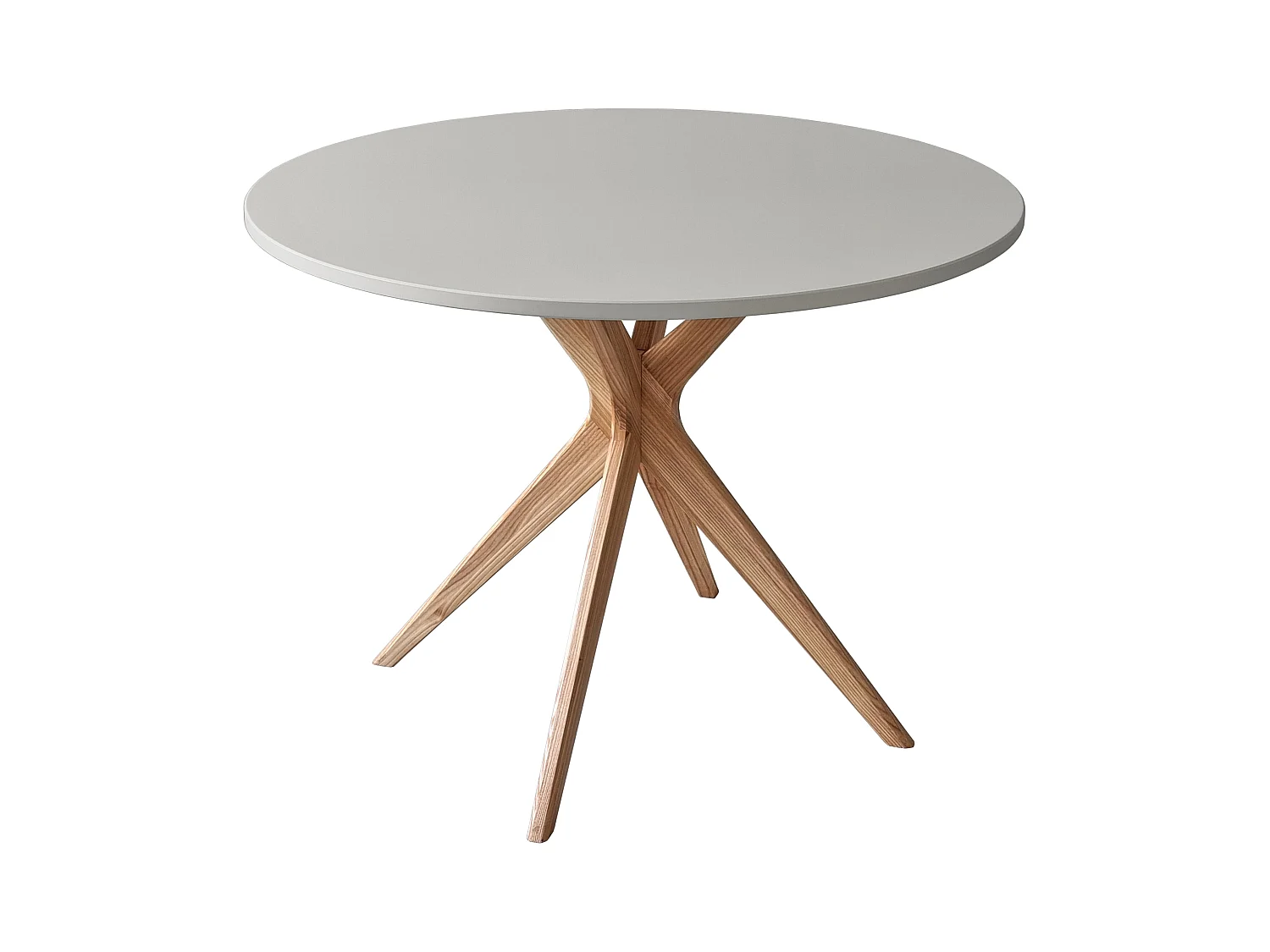 Table à manger ronde 110cm Jubi Bold Gris Oerle