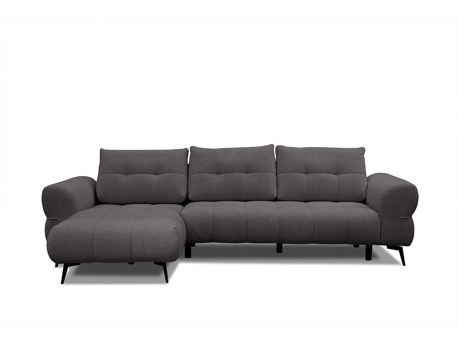 Ecksofa 4-Sitzer SALVINI, dunkelgrau