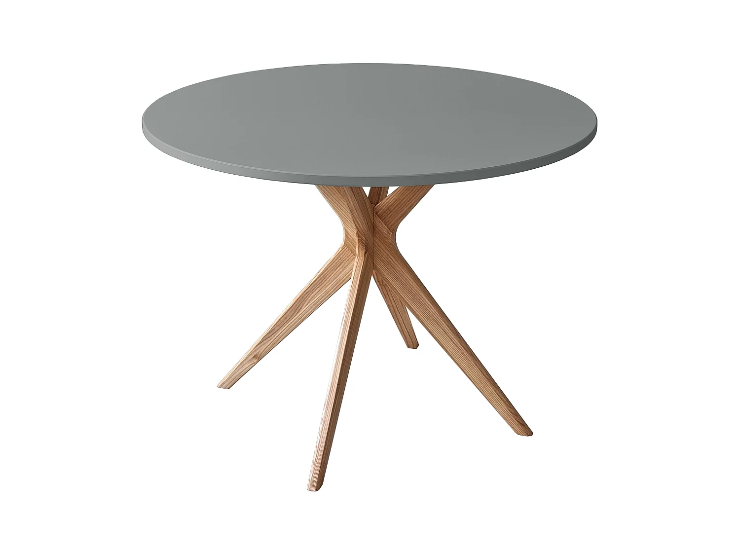 Mesa de comedor redonda 100cm Jubi Bold Gris Hormigón