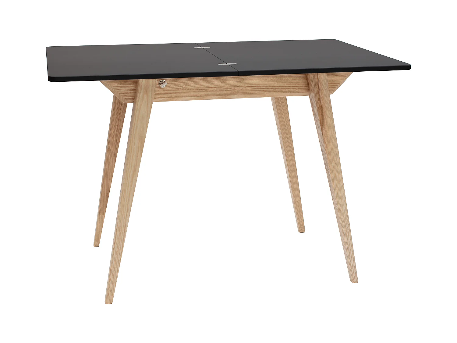 Table à manger extensible 90x65 Envelope Noir