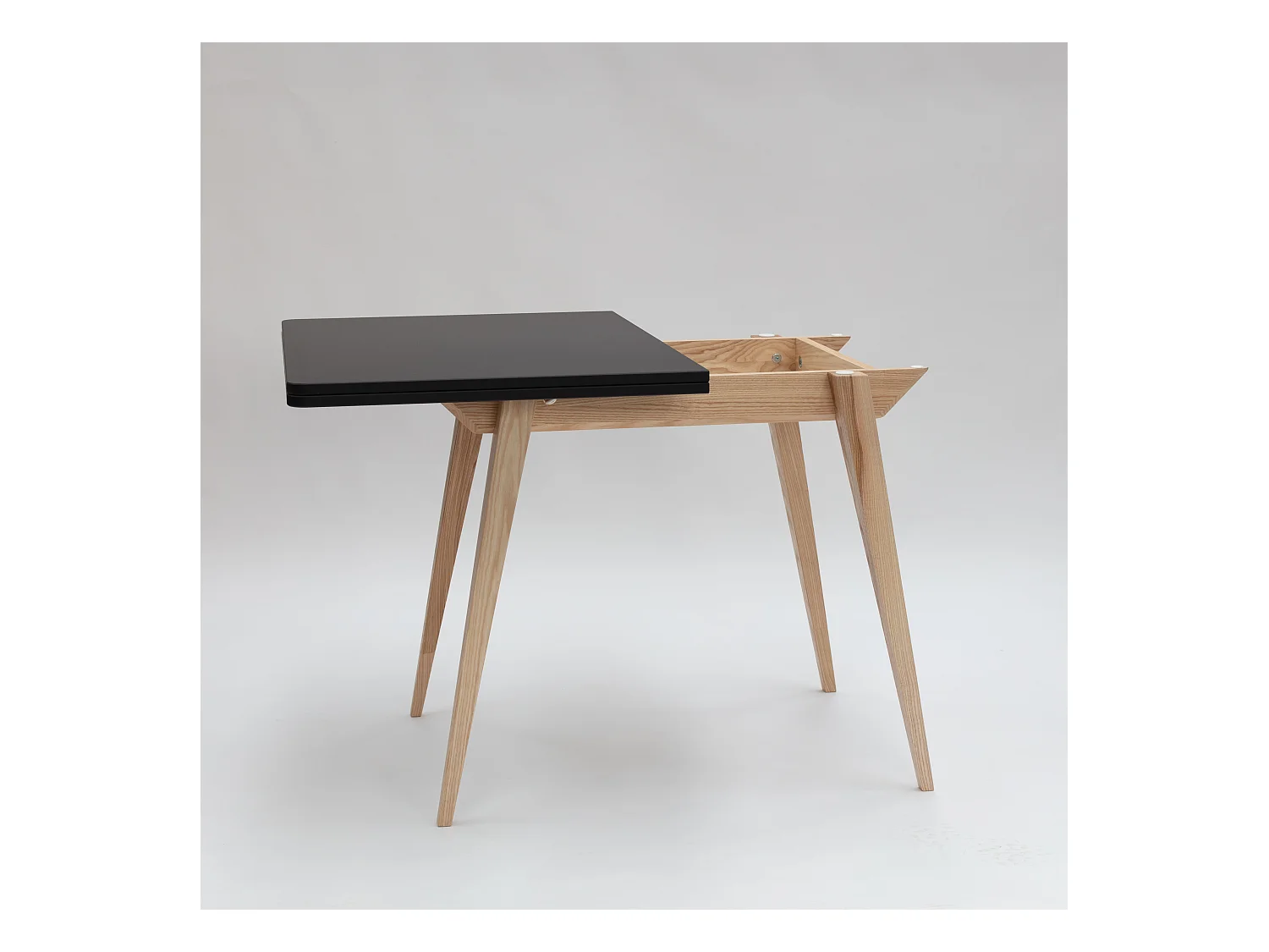 Table à manger extensible 90x65 Envelope Noir