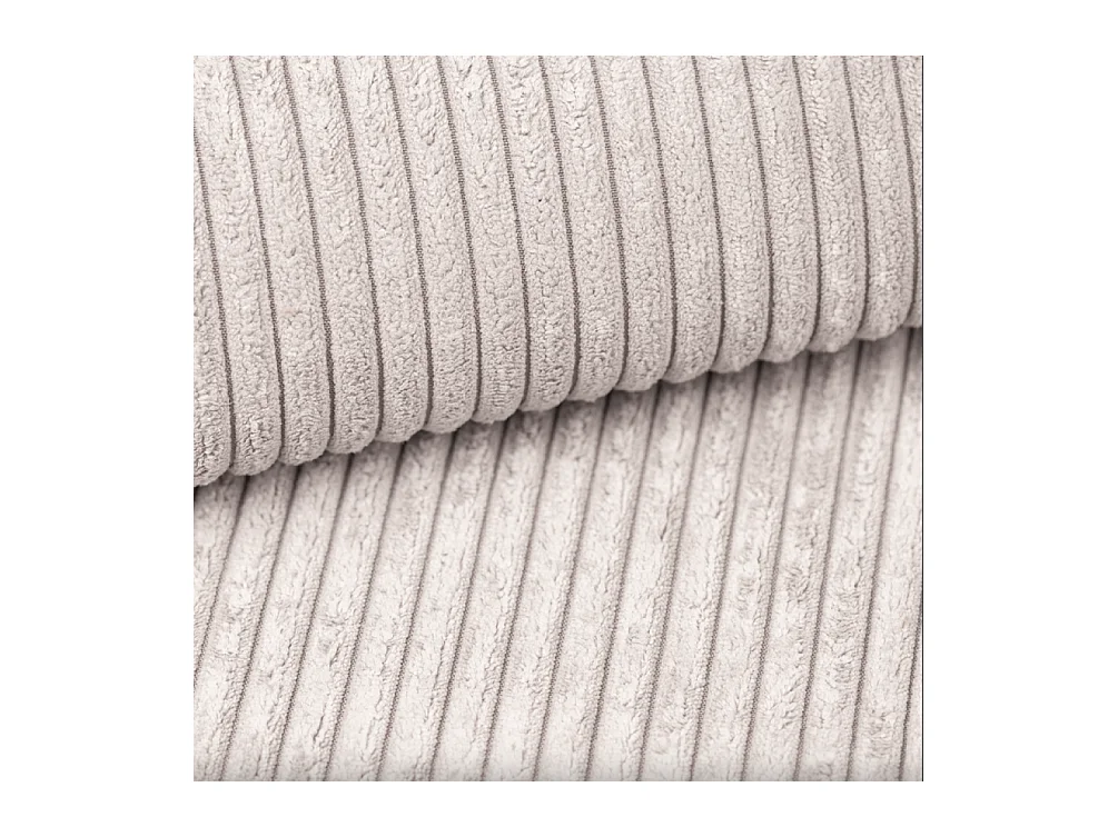 Ecksofa U-Form Cursal V, Stoff Poso, Beige, Rechts