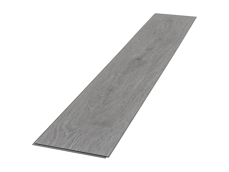 Pavimento in PVC Deluxe 122x18cm 7,7m² grigio 35 doghe ad incastro vinile rivestimento aspetto legno antiscivolo copripavimento impermeabile ML-Design
