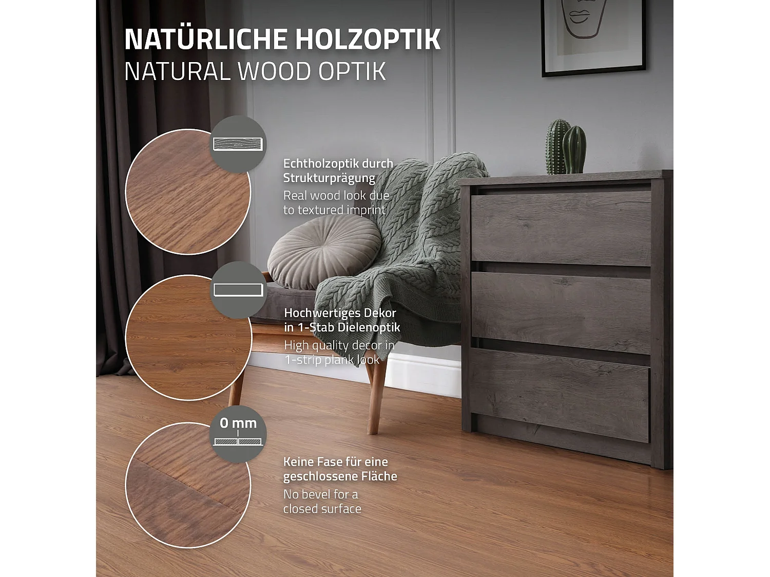 Revêtement de sol autocollant en PVC vinyle 4,46m²/32 planches 91,5 cm x 15,3 cm brun aspect chêne rouge antidérapant résistant à l'eau l'abrasion