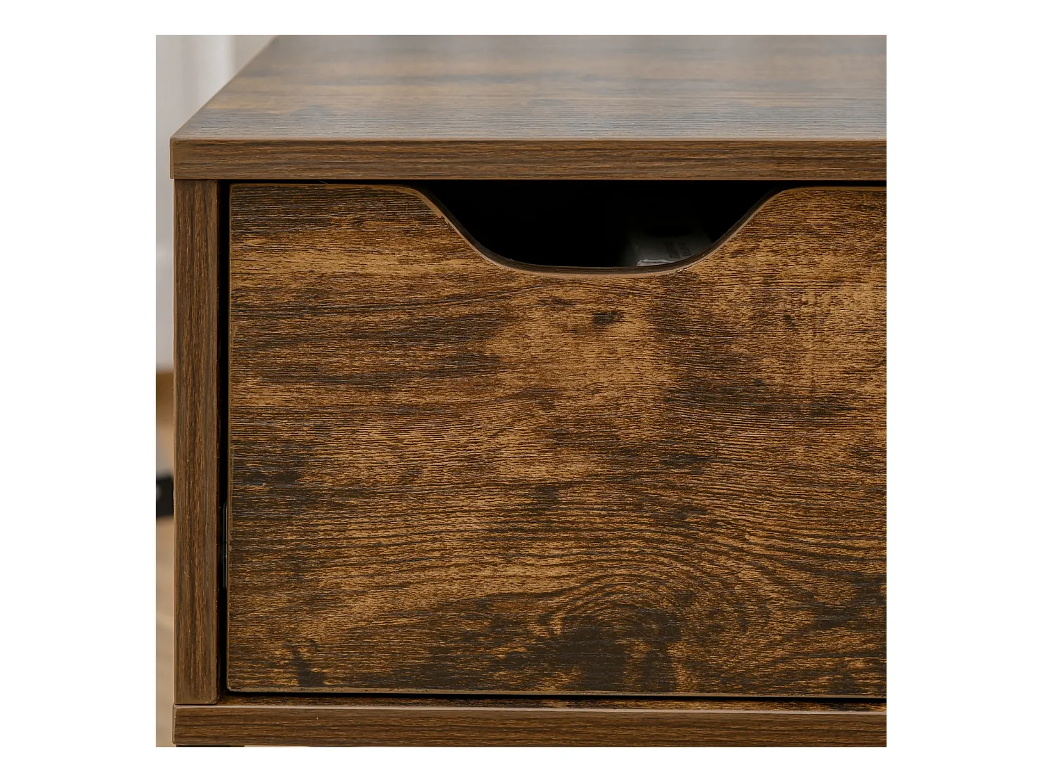 Couchtisch,Sofatisch Wohnzimmertisch Kaffeetisch mit Höhenverstellbarer 100 x 60 x 44 cm