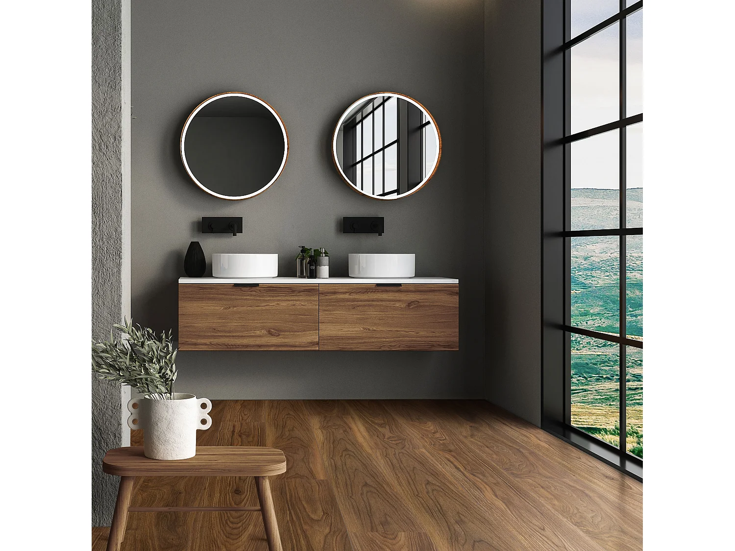 ML-Design Pavimento in PVC Deluxe 122x18cm 4,62m² marrone rovere 21 pezzi laminati ad incastro in vinile con aspetto legno pavimentazione impermeabile
