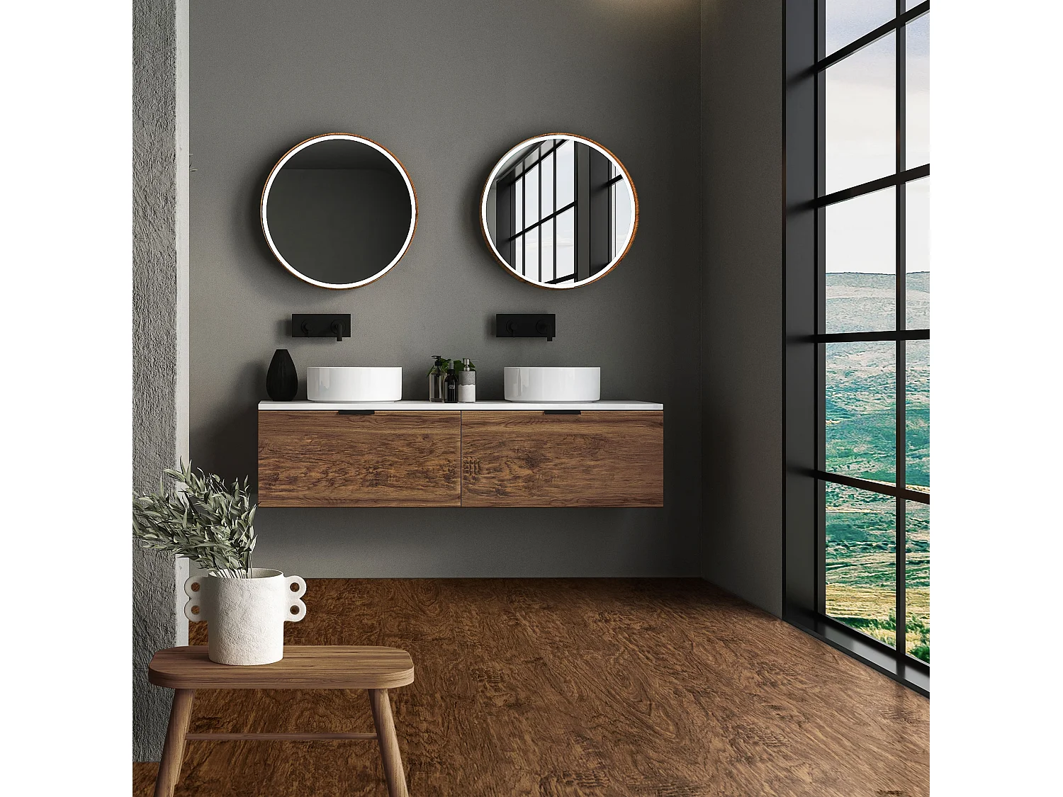 ML-Design Pavimento in PVC Deluxe 122x18cm 3,08 m² rovere classico 14 pezzi ad incastro in vinile rivestimento aspetto legno antiscivolo impermeabile