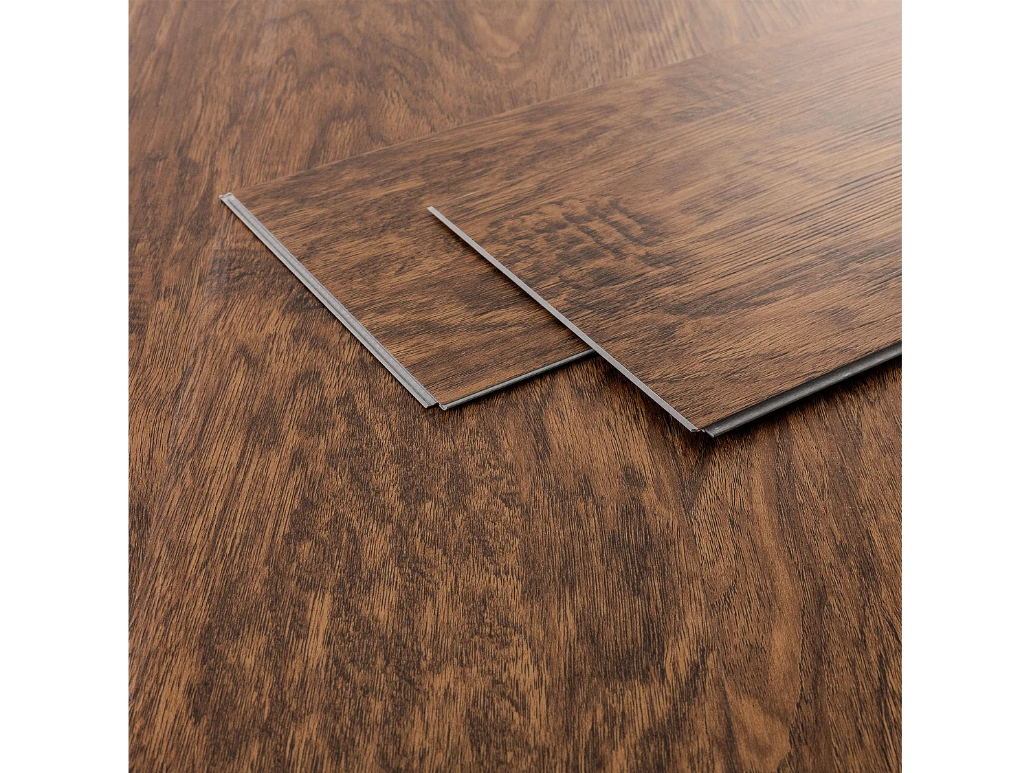 ML-Design Pavimento in PVC Deluxe 122x18cm 3,08 m² rovere classico 14 pezzi ad incastro in vinile rivestimento aspetto legno antiscivolo impermeabile