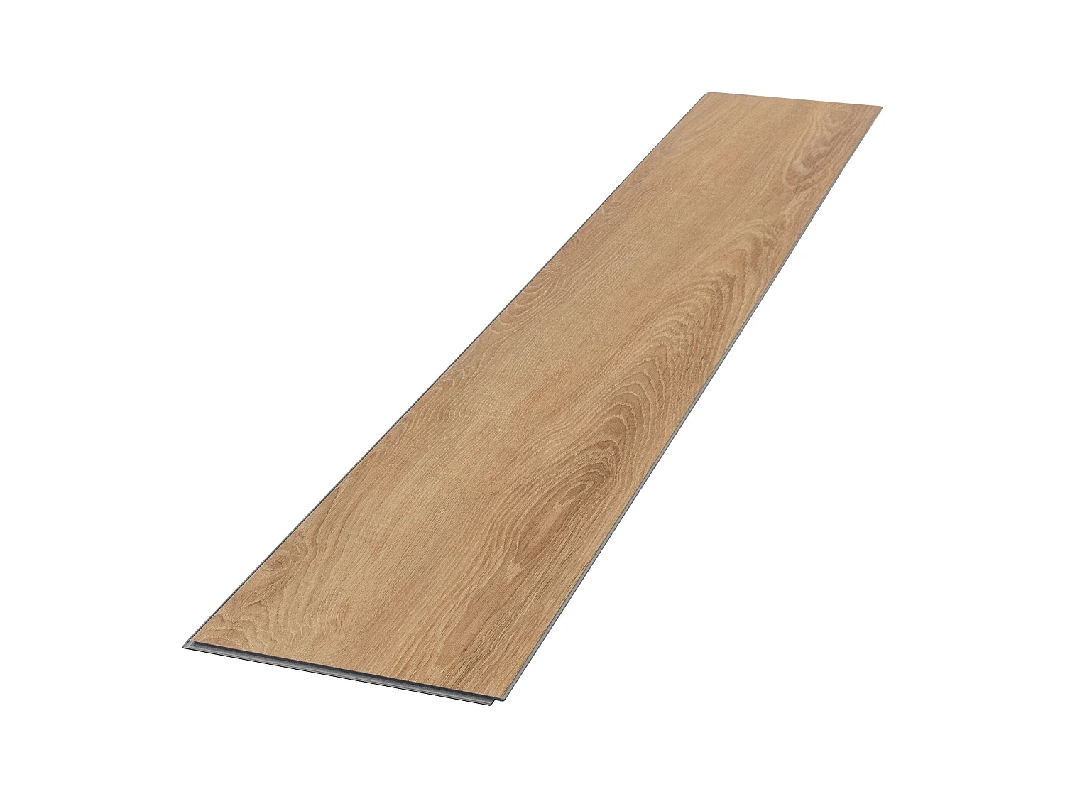 Revêtement de sol clipsable en vinyle 122cm x 18cm x 4,2mm 6,16m²/28 planches marron clair chêne sable imitation parquet pvc étanche classe charge 34