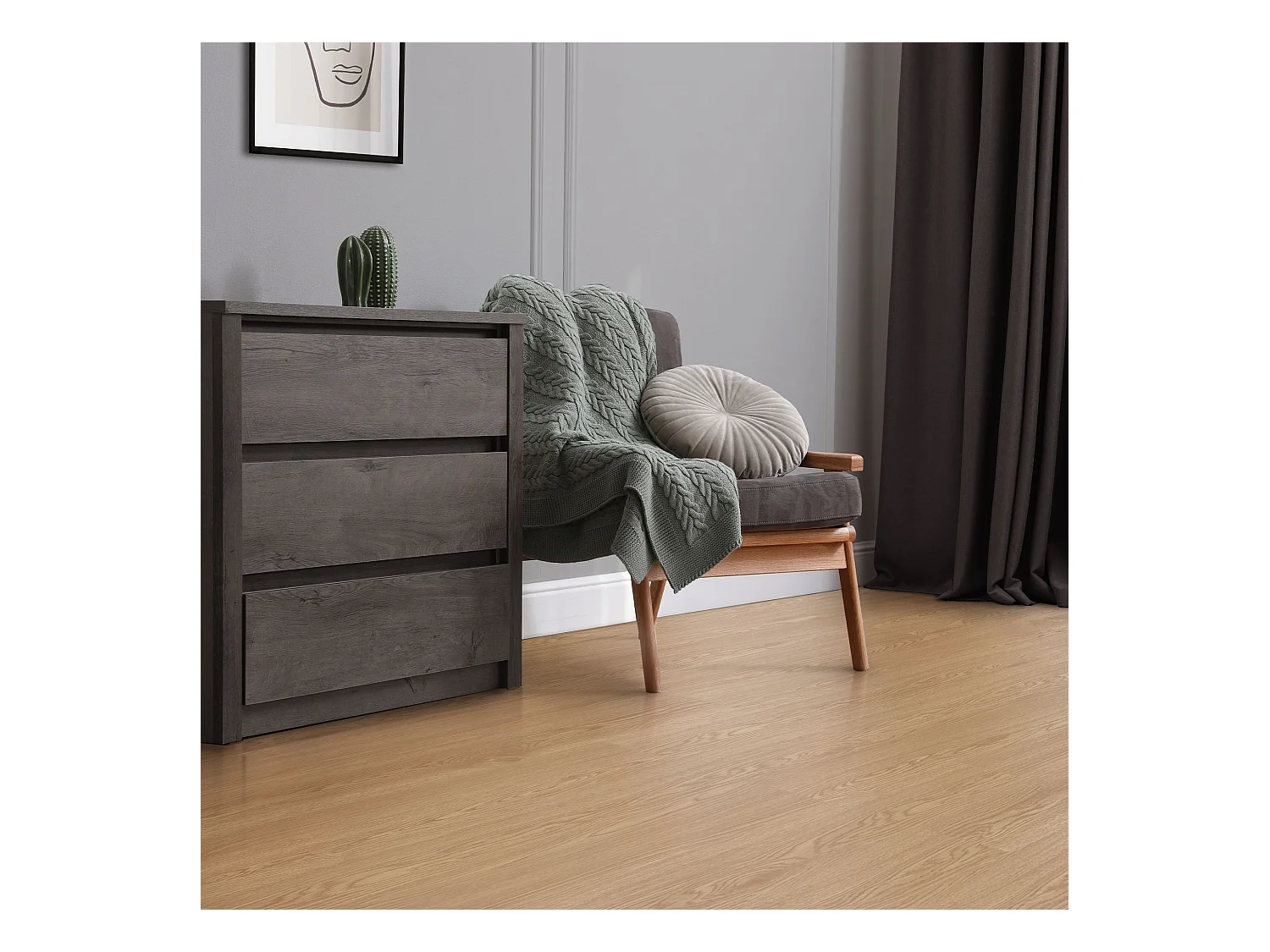 ML-Design Suelo vinílico de PVC 2,23m² color roble marrón 16x planchas autoadhesivas 91,5x15,3cm láminas grosor 2mm efecto madera antideslizante