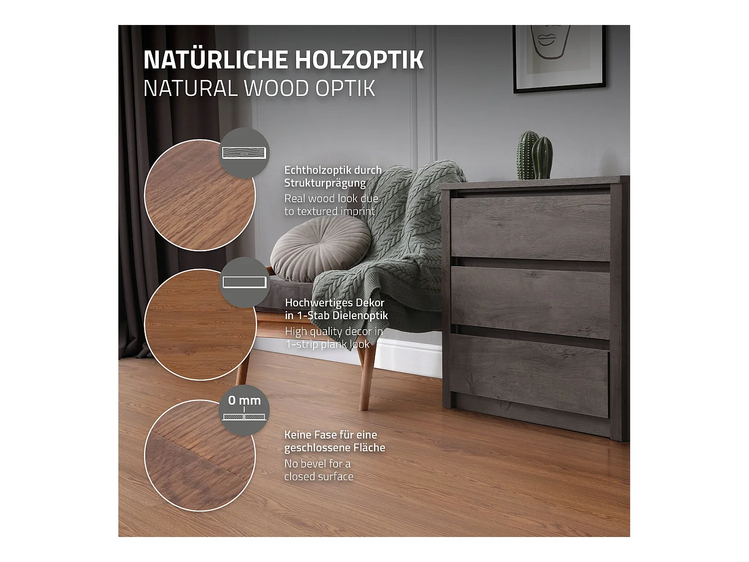 ML-Design Suelo vinílico de PVC 6,69m² color rojo - marrón planchas sistema autoadhesivo 91,5x15,3cm láminas grosor 2 mm efecto madera impermeable