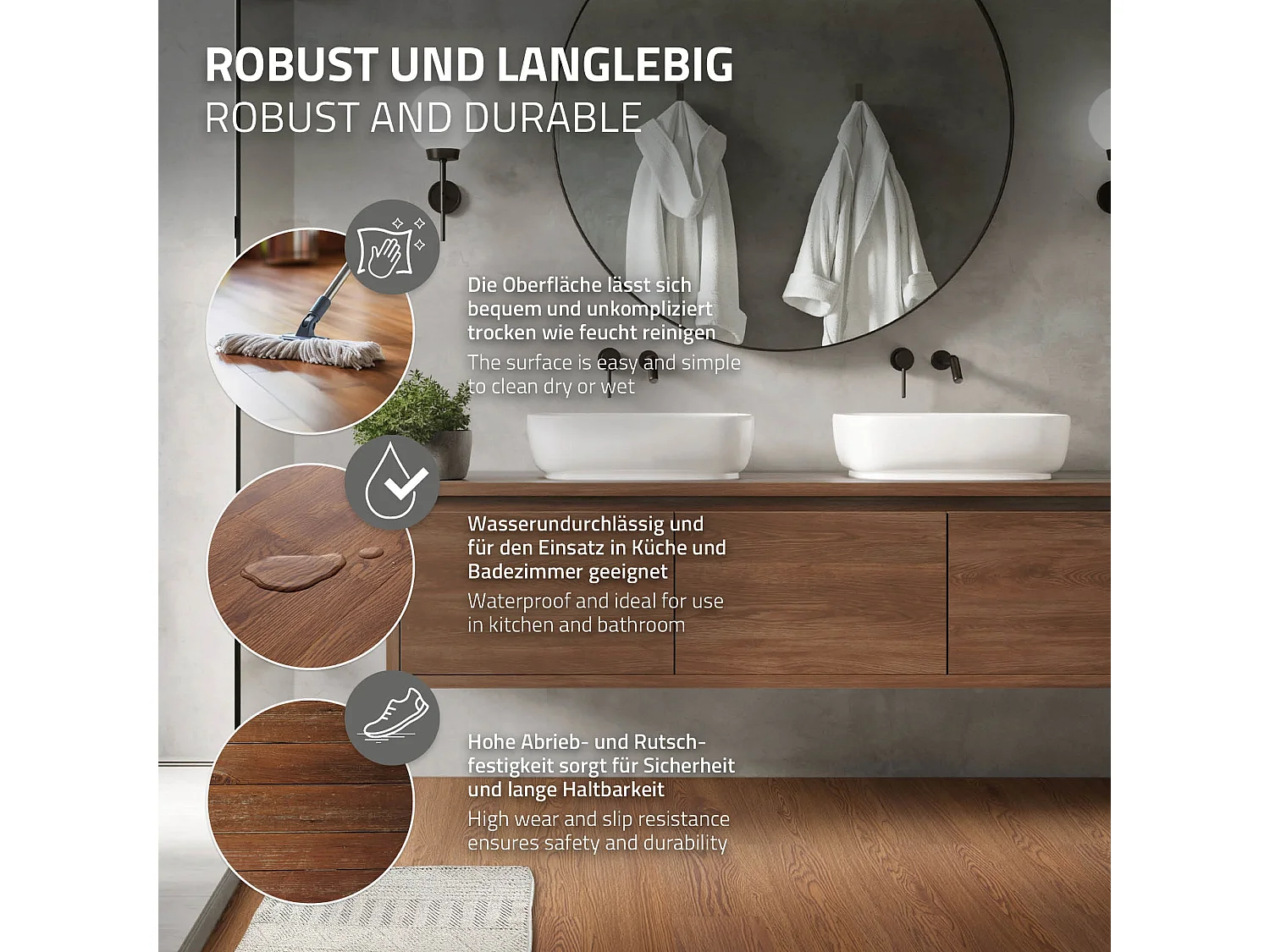 ML-Design Suelo vinílico de PVC 6,69m² color rojo - marrón planchas sistema autoadhesivo 91,5x15,3cm láminas grosor 2 mm efecto madera impermeable