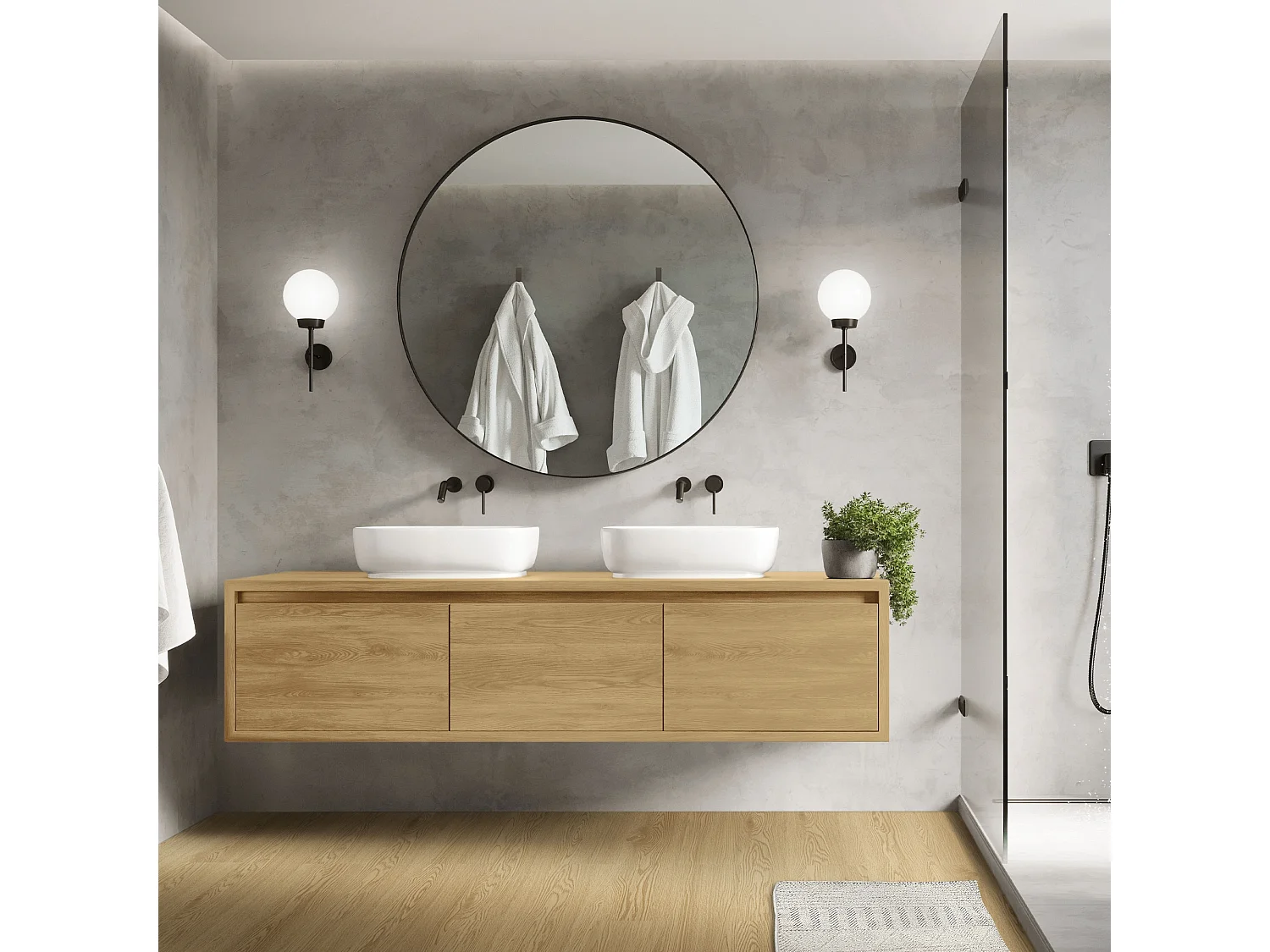 Pavimento in PVC 91,5x15,3 cm 2,23 m² rovere naturale 16 listoni 2 mm pavimenti autoadesivi con aspetto legno copripavimento impermeabile ML-Design